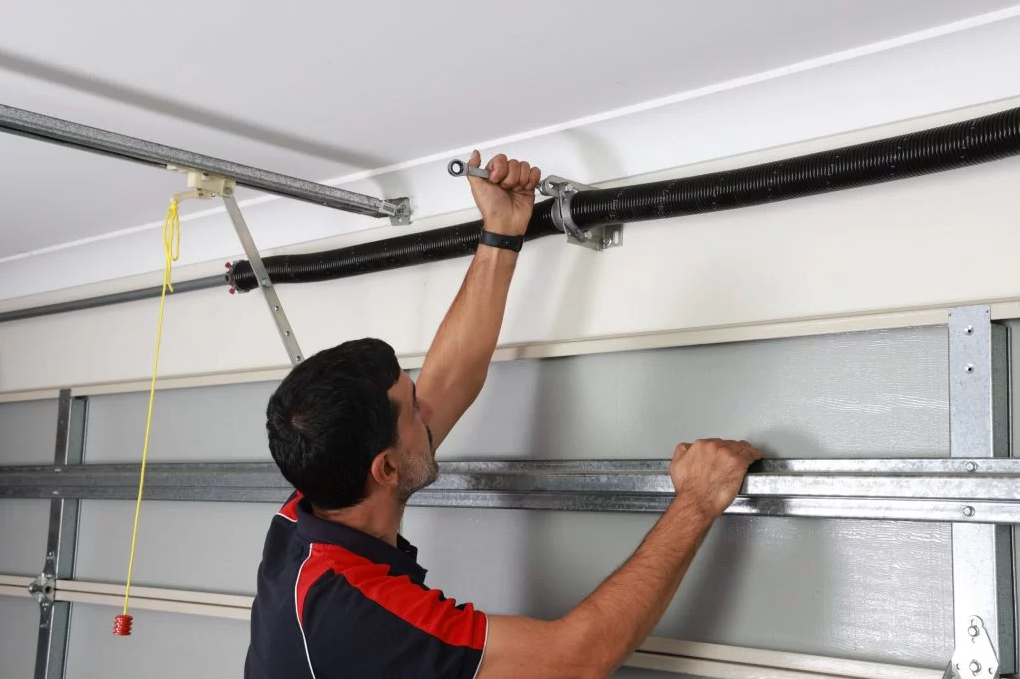 Garage Door Spring Repair for Flush-Mount Modern Designs
