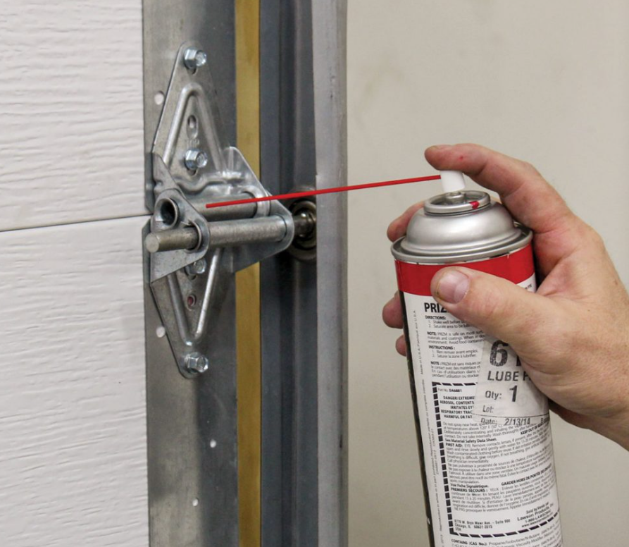 noisy garage door fix