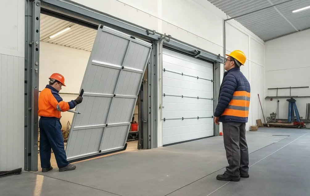 garage door replacement.